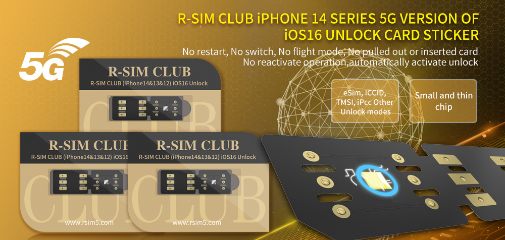 R-SIM18 CLUB is a full series of iPhone Unlock Cards